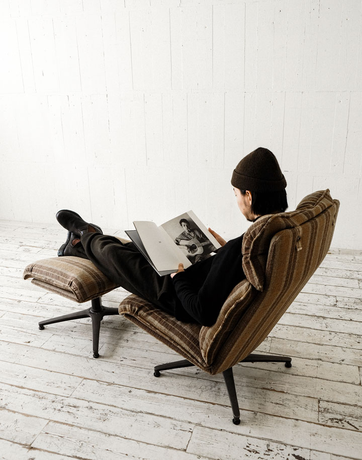 トラックファニチャー RAGTIME ROCKING CHAIR OTTOMAN