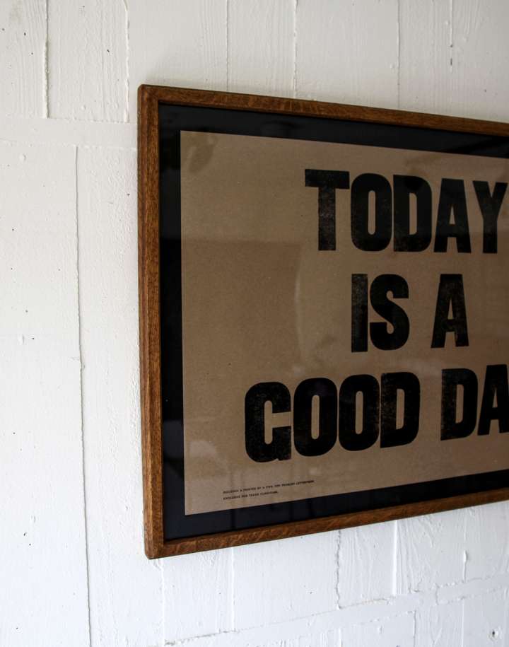 TODAY IS A GOOD DAY | TRUCK FURNITURE